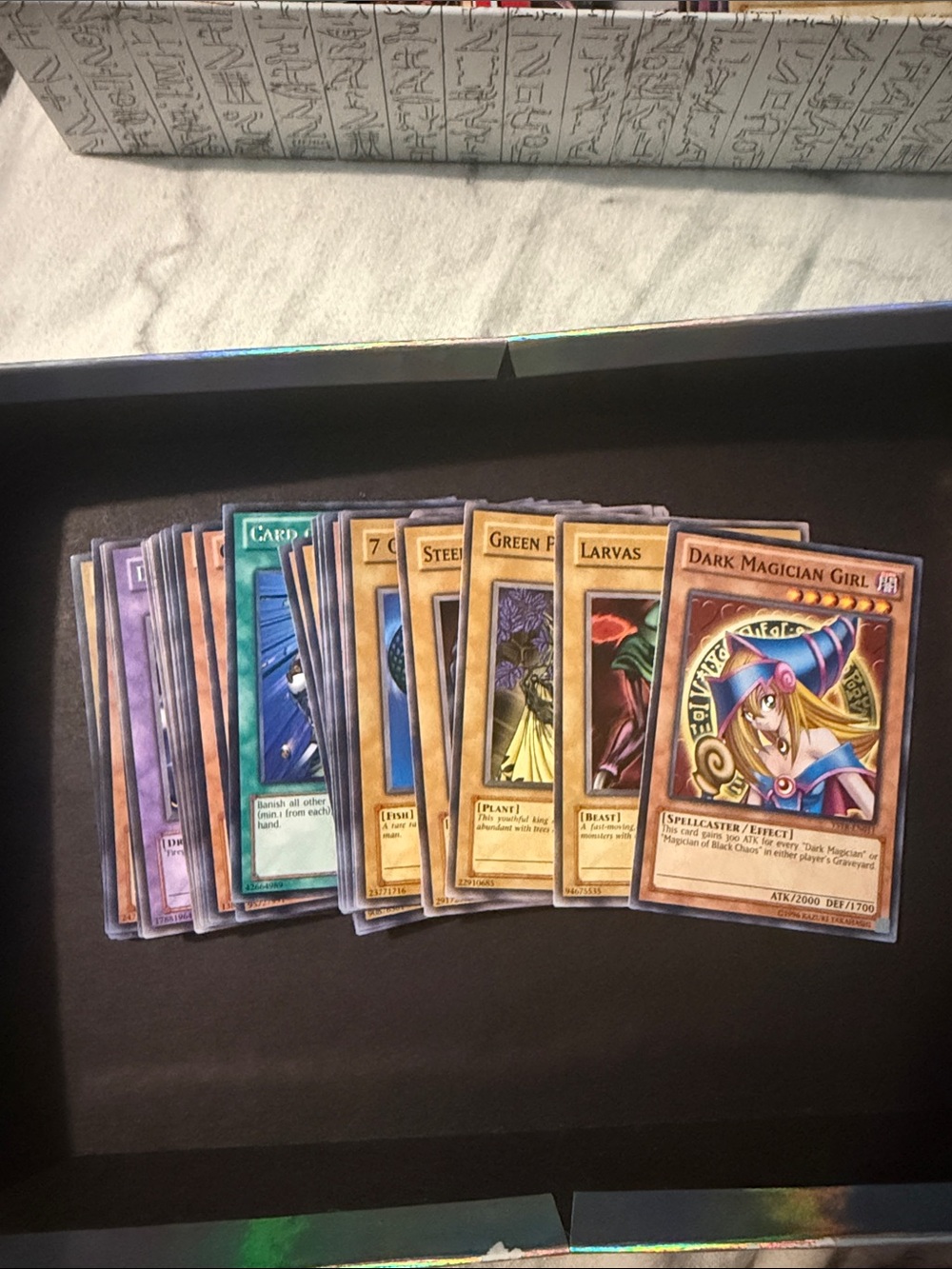 Yugioh Trading Cards lot of 35 includes dark Magician Girl and magical hats!